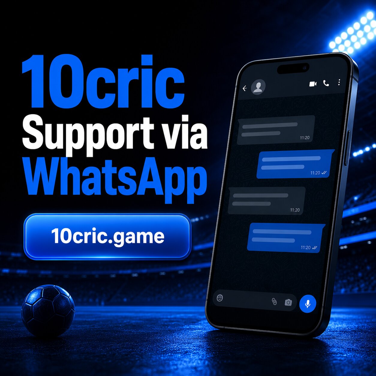 WhatsApp support / customer help creative