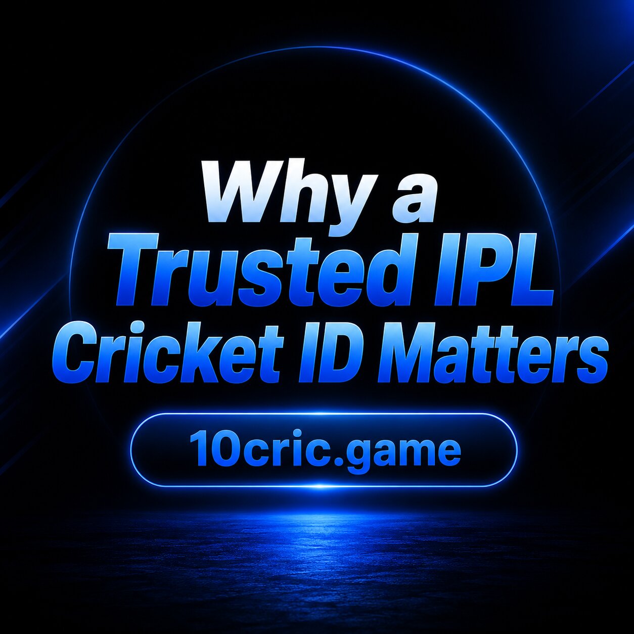 Why a Trusted IPL Cricket ID Matters