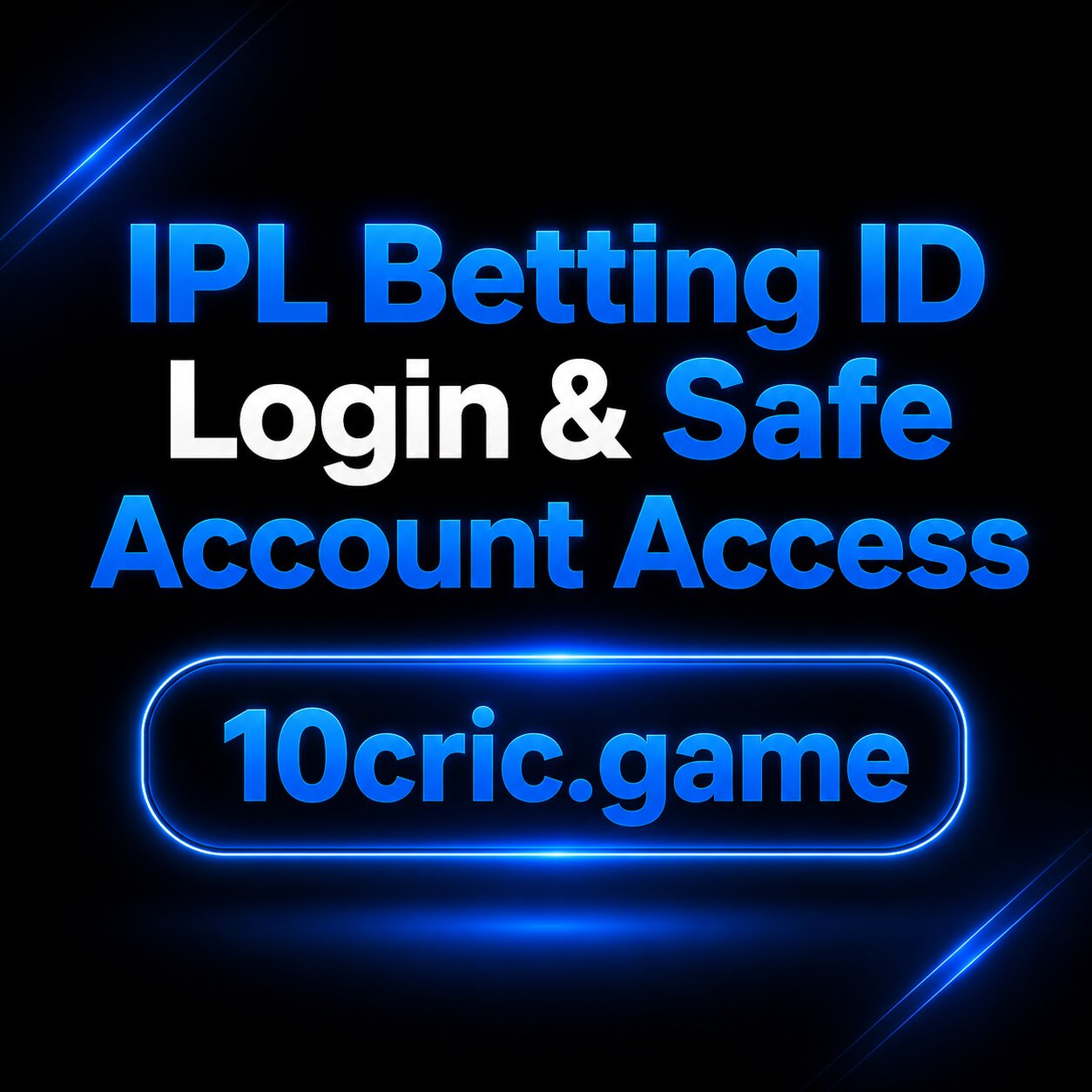 IPL Betting ID Login & Safe Account Access