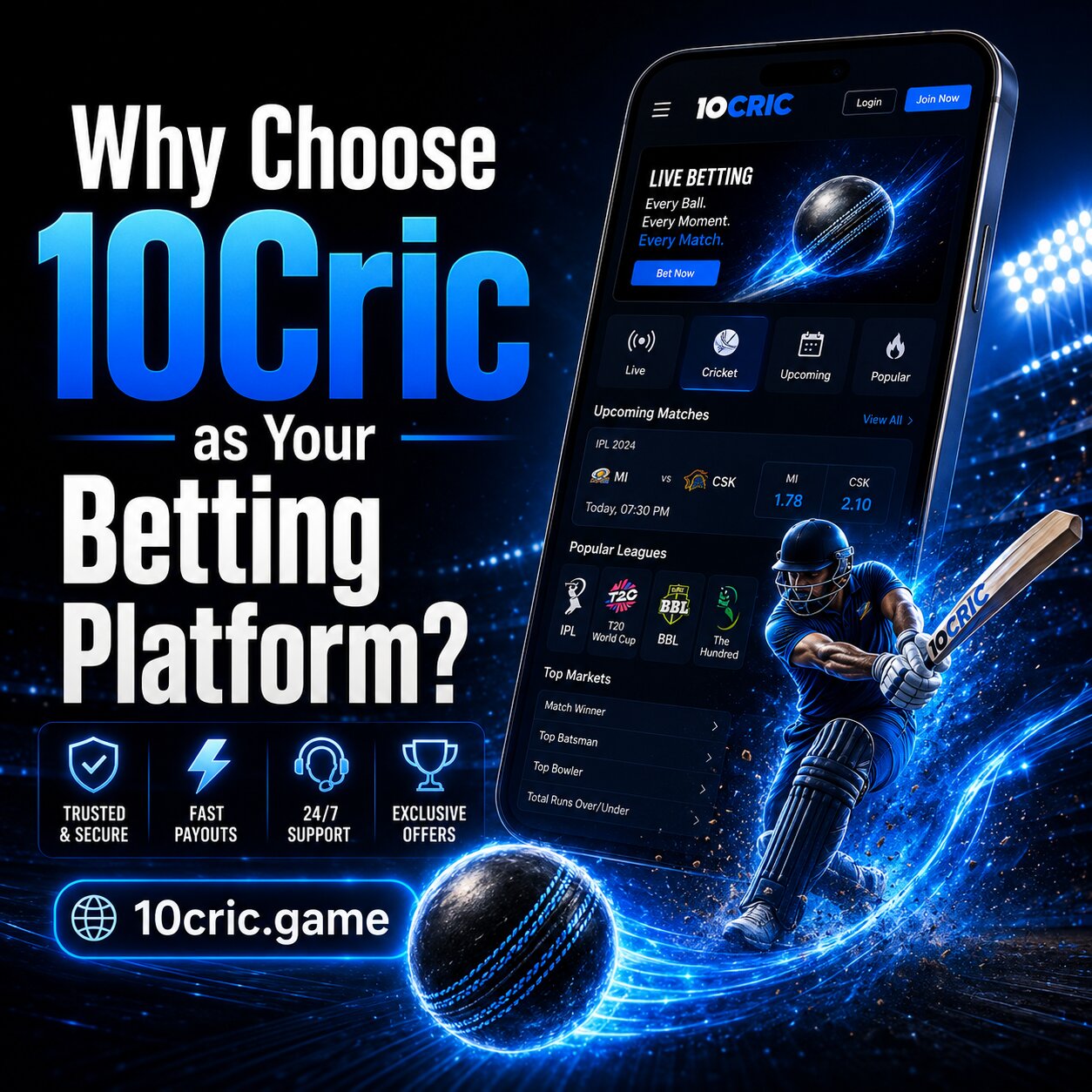Why Choose 10Cric as Your Betting Platform?
