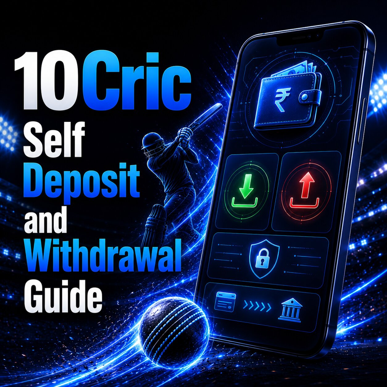 10Cric Self Deposit and Withdrawal Guide