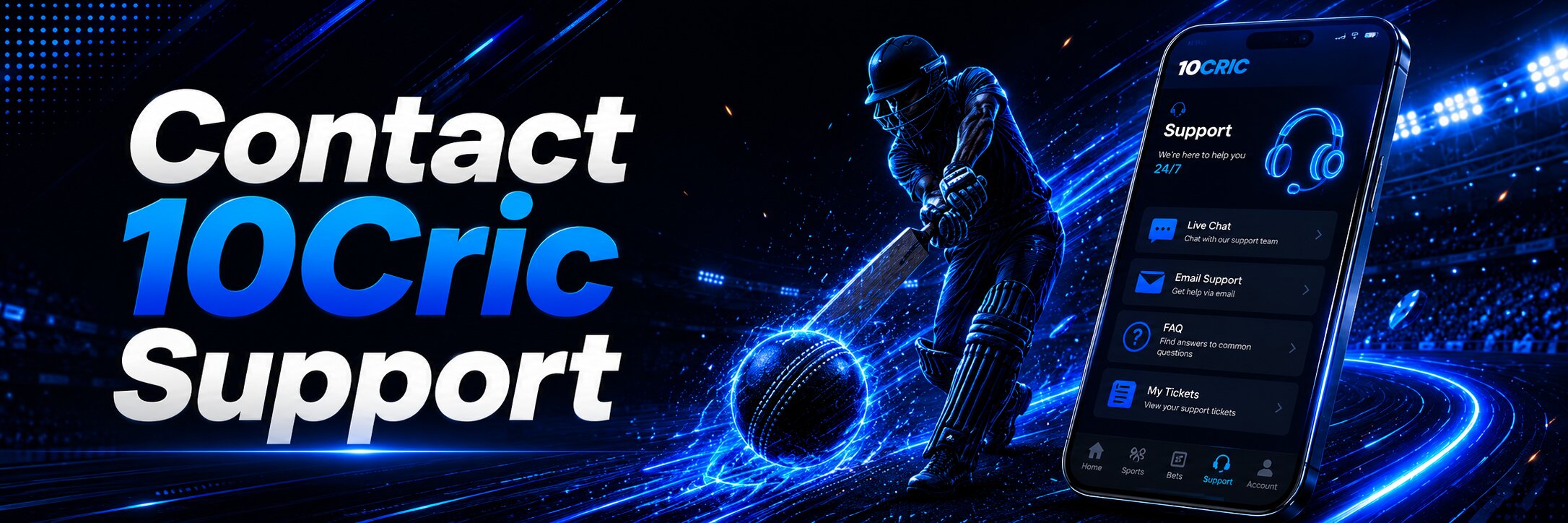 Contact 10Cric Support