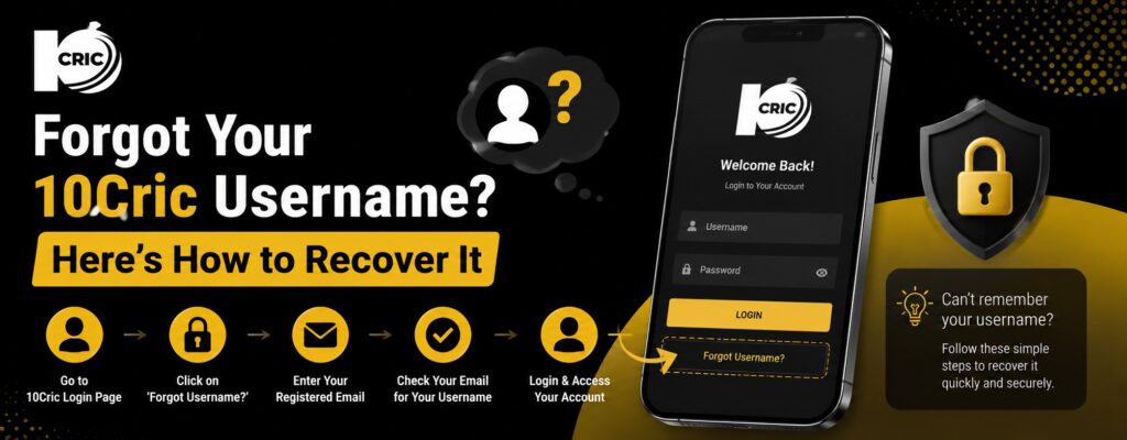 Forgot Your 10Cric Username? Here’s How to Recover It