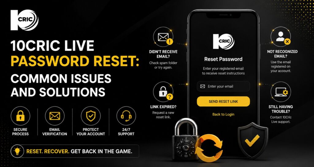 10Cric Live Password Reset: Common Issues and Solutions