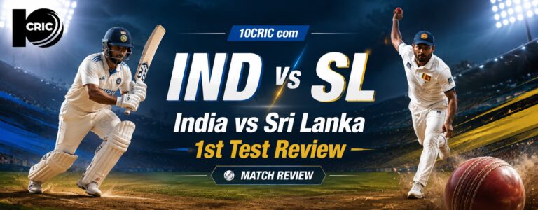 10Cric com IND vs SL: India vs Sri Lanka 1st Test Review