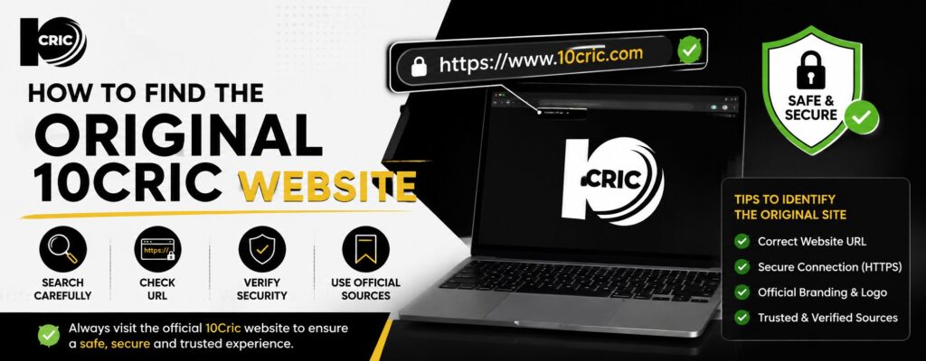 How to Find the Original 10Cric Website