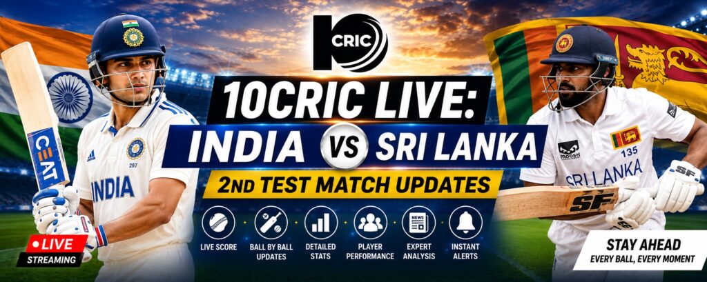 10Cric Live: India vs Sri Lanka 2nd Test Match Updates